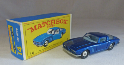 Picture of Matchbox Toys MB14d ISO Grifo Dark Blue E Box