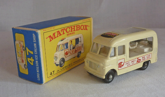 Picture of Matchbox Toys MB47b Commer Ice Cream Van Cream "Lord Nielsons"