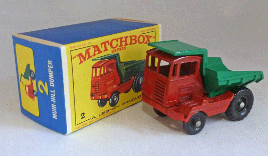 Picture of Matchbox Toys MB2c Muir Hill Dumper with Laing Decal E Box