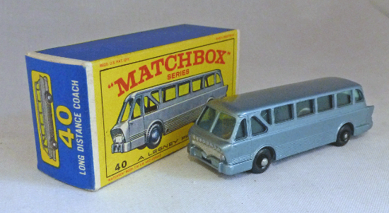 Picture of Matchbox Toys MB40b Leyland Tiger Coach with BPW E BOX