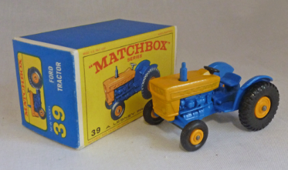 Picture of Matchbox Toys MB39c Ford Tractor with 7mm Stack IST CASTING E Box