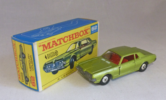 Picture of Matchbox Toys MB62c Mercury Cougar DARK GREEN F Box