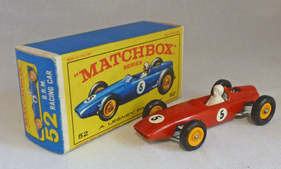 Rockertron Toys. Matchbox Toys MB52b BRM Racing Car Red