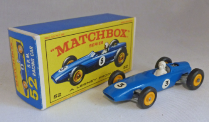 Picture of Matchbox Toys MB52b BRM Racing Car Blue with NUMBER 3 decals