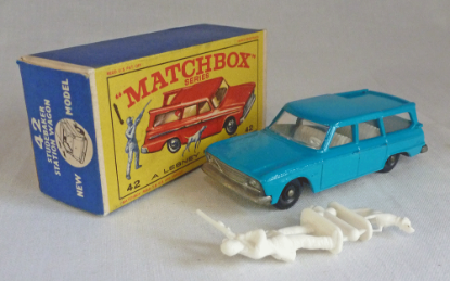 Picture of Matchbox Toys MB42b Studebaker Station Wagon All Blue E2 Box 