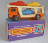 Picture of Matchbox Superfast MB11f Car Transporter Orange with GREEN Windows