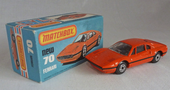 Picture of Matchbox Superfast MB70e Ferrari 308 Lighter Red without Tampos