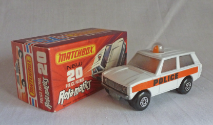 Picture of Matchbox Superfast MB20E Range Rover Police Patrol with Large Labels MINT!