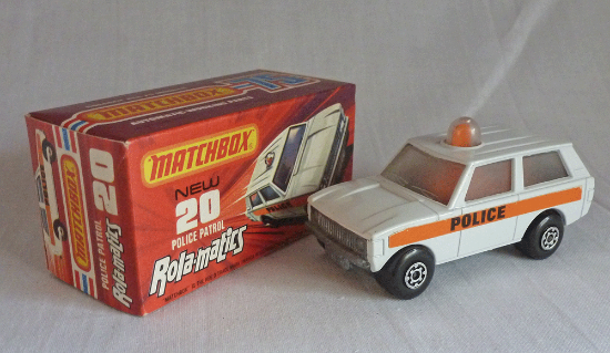 Picture of Matchbox Superfast MB20E Range Rover Police Patrol with Small Labels MINT! 