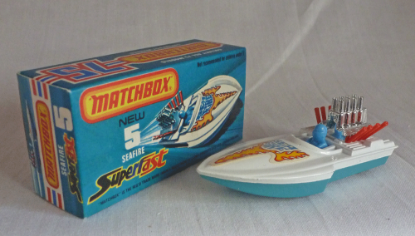 Picture of Matchbox Superfast MB5f Seafire White/Blue with NRFC Box MINT!