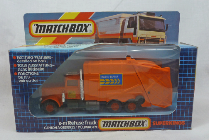 Picture of Matchbox SuperKings K-111 Peterbilt Refuse Truck