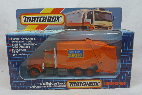 Picture of Matchbox SuperKings K-111 Peterbilt Refuse Truck