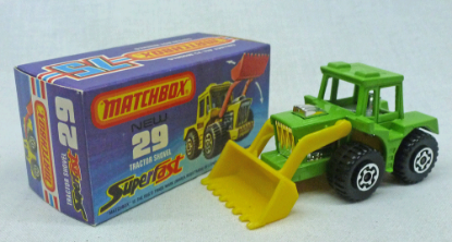 Picture of Matchbox Superfast MB29e Tractor Shovel LIME GREEN