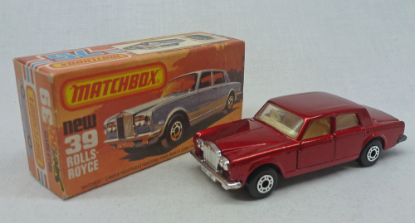 Picture of Matchbox Superfast MB39e Rolls Royce Silver Shadow Red