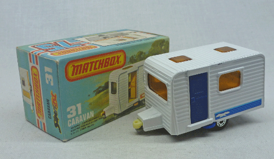 Picture of Matchbox Superfast MB31e Caravan 31e with Dark Blue Door