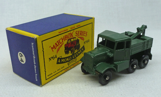 Picture of Moko Lesney Matchbox MB64a Scammell Wreck Truck B5 Box