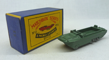 Picture of Moko Lesney Matchbox MB55a D.U.K.W with Metal Wheels B2 Box