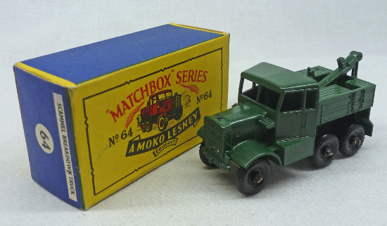 Picture of Moko Lesney Matchbox MB64a Scammell Wreck Truck B4 Box