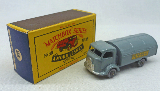 Matchbox Lesney #07 Refuse Truck - Boîte D'origine - Années 60/70 - Échelle 1/64
