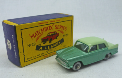 Picture of Lesney Matchbox Toys MB29b Austin Cambridge with SPW C Box