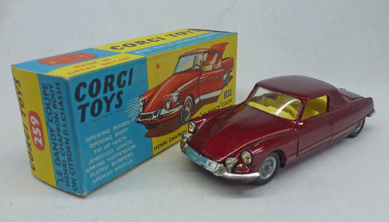 Picture of Corgi Toys 259 Citroen Le Dandy Coupe Maroon 