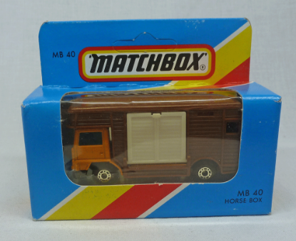 Picture of Matchbox Blue Box MB40 Horse Box