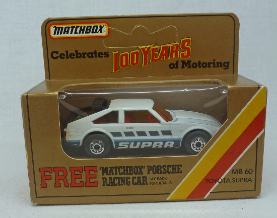 Picture of Matchbox Gold Box MB60 Toyota Supra with Blue/Black Tampos 