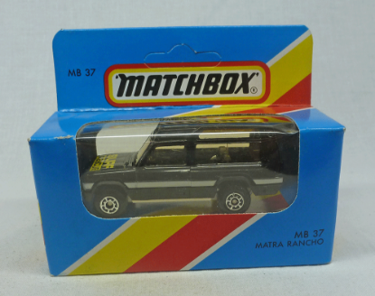 Picture of Matchbox Blue Box MB37 Matra Rancho Black "Surf Rescue" 
