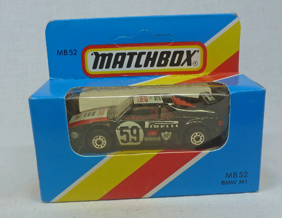 Picture of Matchbox Blue Box MB52 BMW M1 Black