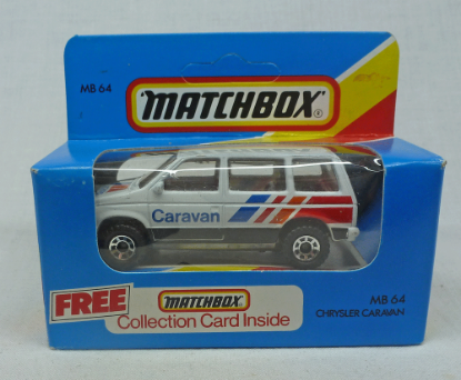 Picture of Matchbox Blue Box MB64 Dodge Chrysler Caravan White