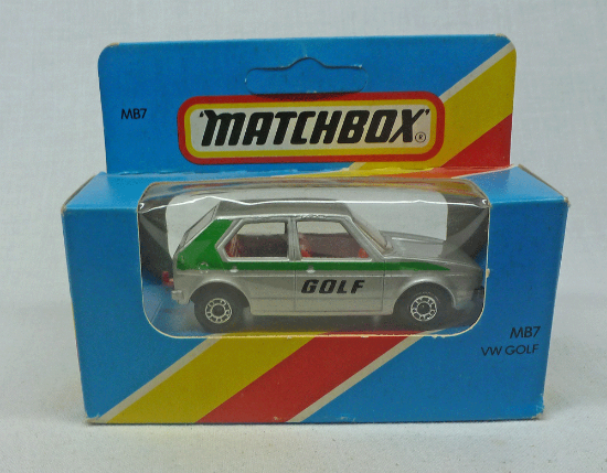 Picture of Lesney Matchbox Blue Box MB7e VW Golf Silver
