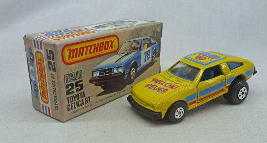Picture of Matchbox Superfast MB25 Toyota Celica GT Yellow