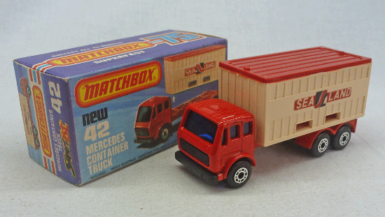 Picture of Matchbox Superfast MB42e Mercedes Container Truck "Sealand" K Box BB