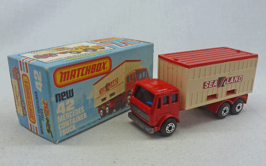 Picture of Matchbox Superfast MB42e Mercedes Container Truck "Sealand" L Box