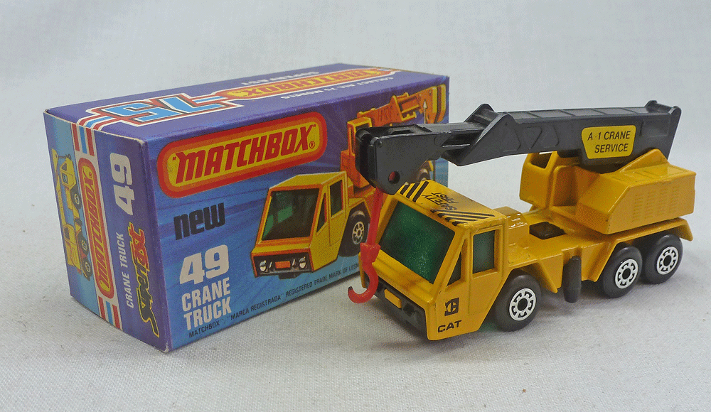 Matchbox crane truck discount
