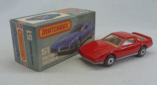 Picture of Matchbox Superfast MB51f Pontiac Firebird with Tan Interior