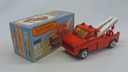 Picture of Matchbox Superfast MB61d Wreck Truck Red with White Arms