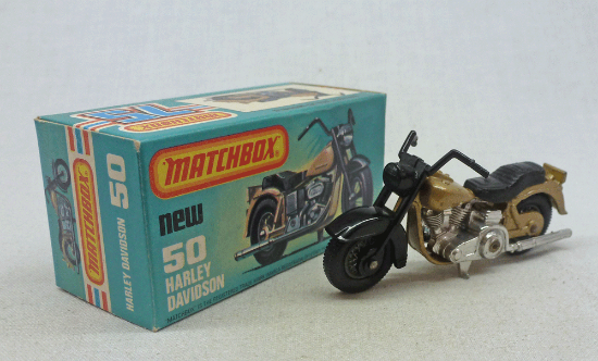 Picture of Matchbox Superfast MB50e Harley Davidson Gold