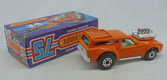Rockertron Toys. Matchbox Superfast MB34e Vantastic with Engine J Box