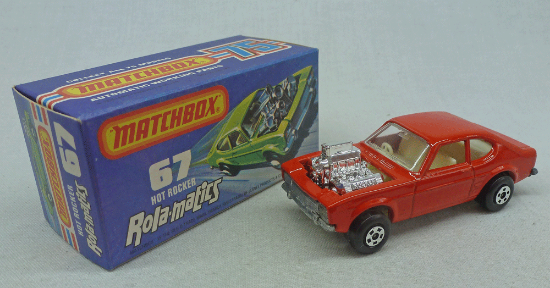 Picture of Matchbox Superfast MB67c Ford Capri Hot Rocker Darker Orange J Box