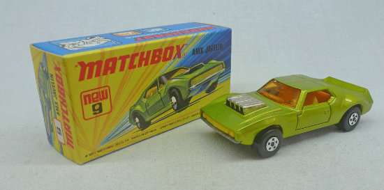 Picture of Matchbox Superfast MB9e AMX Javelin Light Green with CHROME Intake