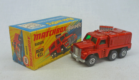 Picture of Matchbox Superfast MB16e Badger Light Bronze CP Scanner i Box