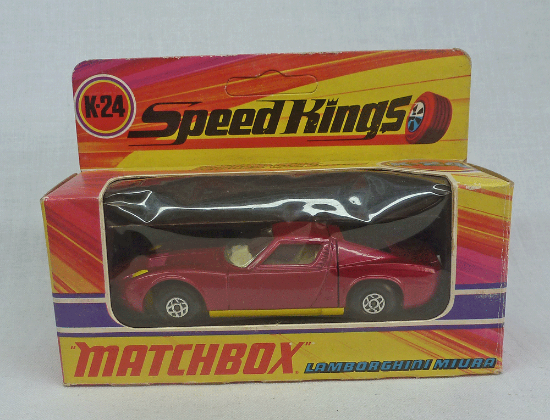 Picture of Matchbox Speed Kings K-24 Lamborghini Miura with YELLOW BASE
