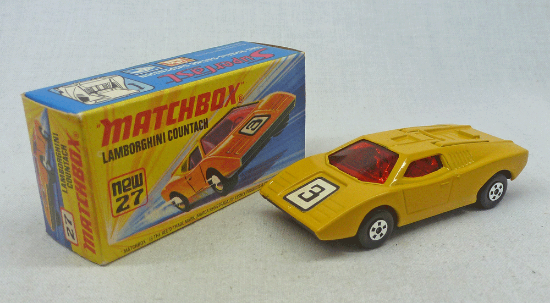 Picture of Matchbox Superfast MB27e Lamborghini Countach Yellow