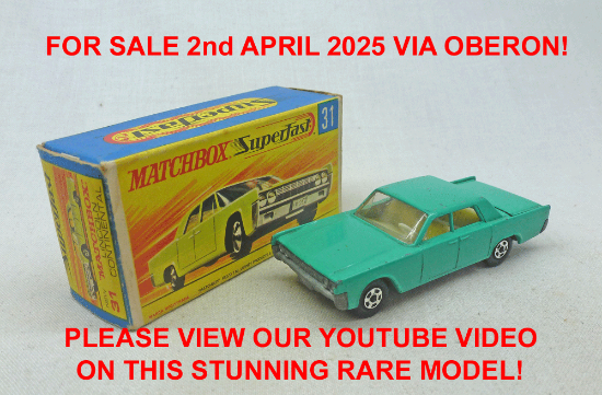Picture of Matchbox Superfast MB31 Lincoln Continental TURQUOISE!