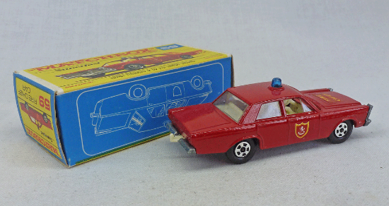 Matchbox - 1:64 - Superfast Réf. 59 Ford Galaxie Fire Chief - Catawiki