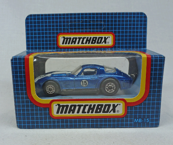 Picture of Matchbox Dark Blue Box MB15 Corvette Grand Sport [China Issue]