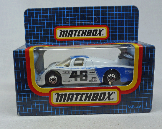 Picture of Matchbox Dark Blue Box MB46 Sauber Racer White/Blue