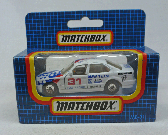 Picture of Matchbox Dark Blue Box MB31 BMW Series 5 White