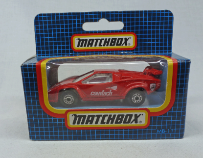 Picture of Matchbox Dark Blue Box MB11 Lamborghini Countach Red [China]